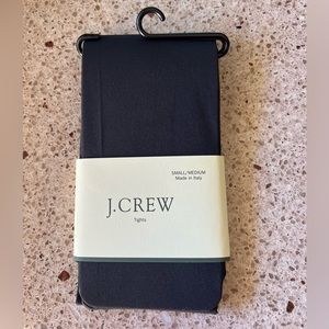 NWT J. Crew Opaque Tights in Charcoal Small-Medium